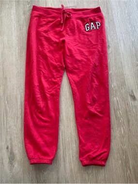 Y2K vintage GAP sweatpants red loose / relaxed low rise